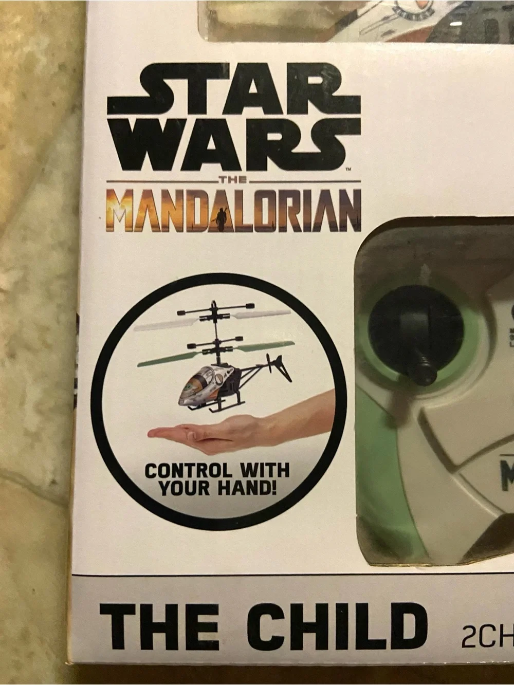 NIB Star Wars Mandalorian Green & White RC Helicopter Toy